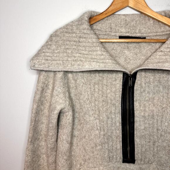 Nicholas K Lahan Sweater Everest Zip Size S Yak, Alpaca, Merino Wool Thumbhole - Picture 7 of 11